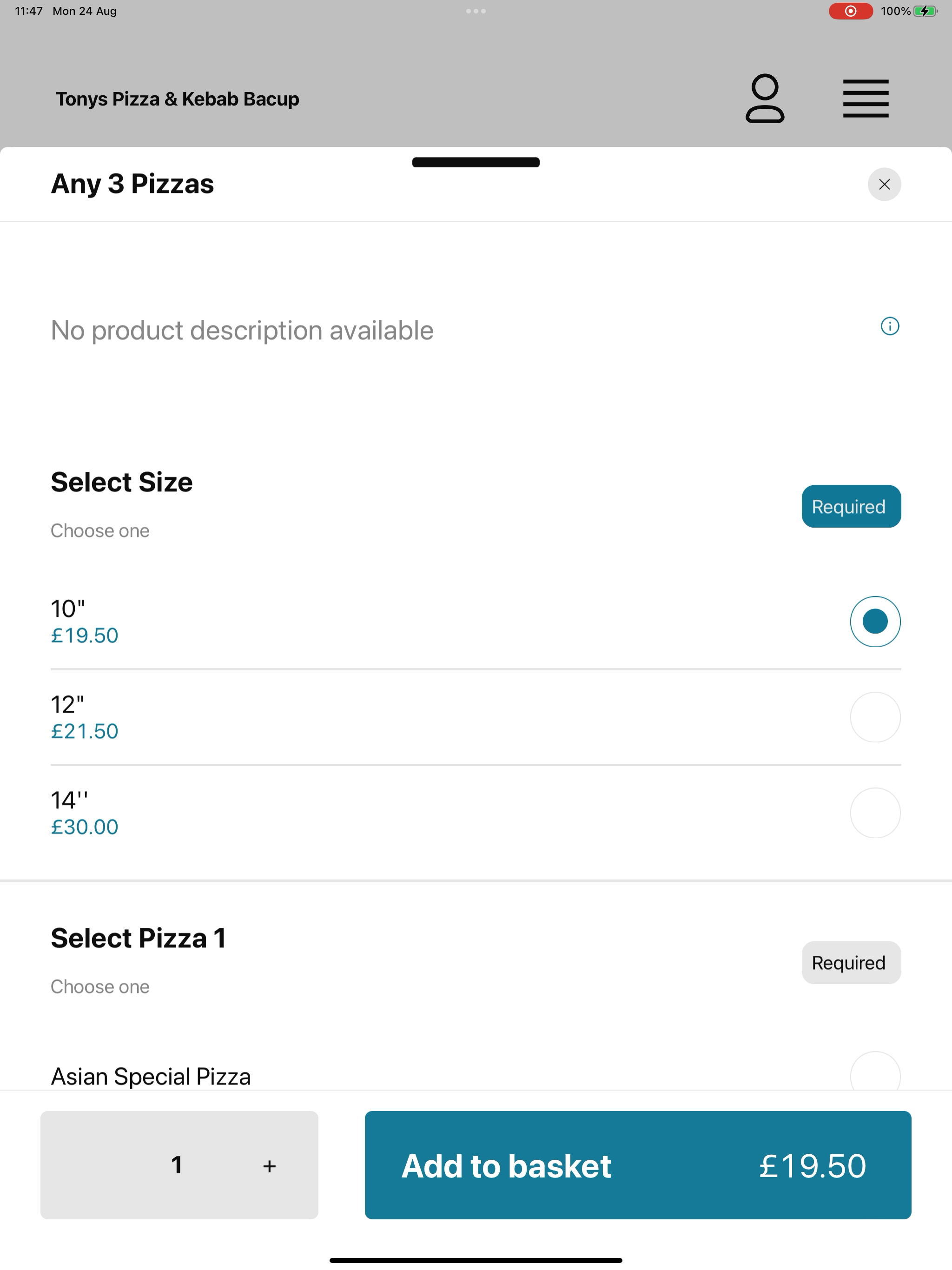 Tonys Pizza & Kebab Bacup screenshot 15