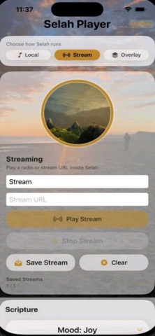 Selah Player screenshot