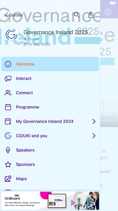 CGIUKI Conference App Screenshot