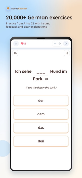 KasusKnacker: Practice German Screenshot 1 of 8