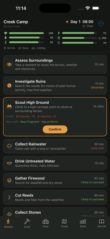 Wilds Survivor: Survival Sim screenshot 2