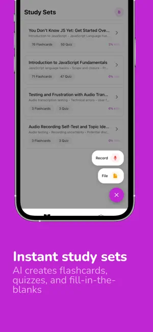 Fahimly: AI Notes & Flashcards screenshot 2