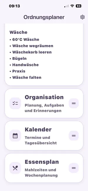 Ordnungsplaner screenshot 3
