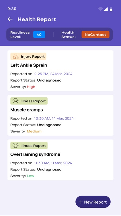 Athlete Health Management screenshot-3