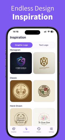 Logo Designer - AI Logo Maker iPhone screenshot