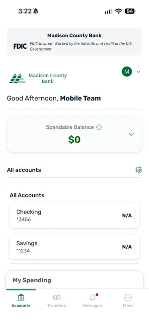 Madison County Bank. screenshot 2