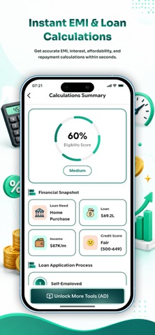 EMI Calculation screenshot 2