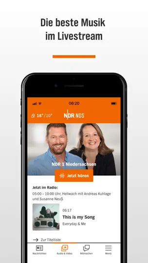 Screenshot von NDR Niedersachsen auf dem iPhone 7