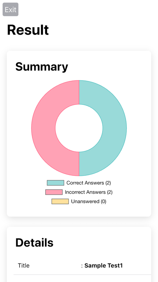 #2. mTest - Mock Test (iOS) 由: Vinod Manammal