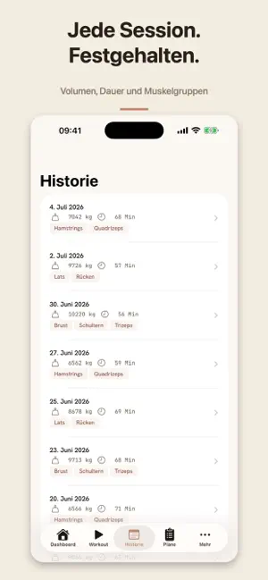 TrainBook - Trainingstagebuch screenshot 3