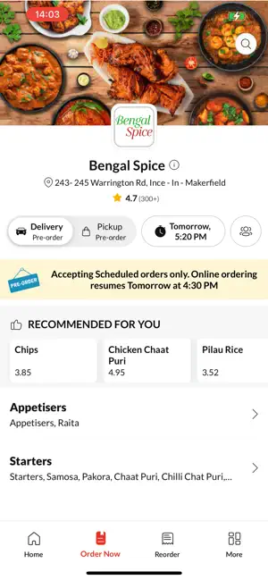 Bengal Spice Makerfield screenshot 3