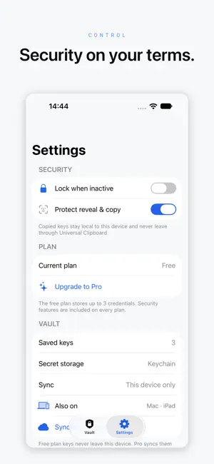 API Key Manager – Secure Vault screenshot 3
