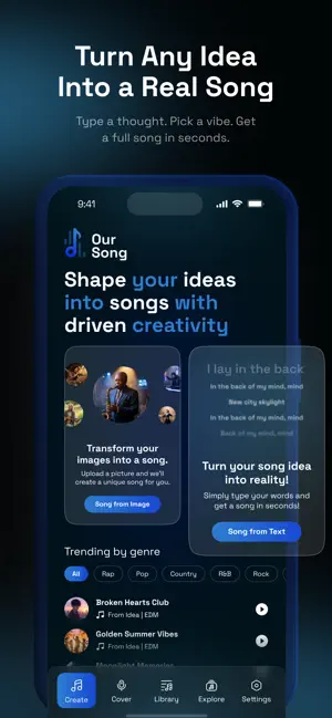 OurSongs iPhone screenshot 1