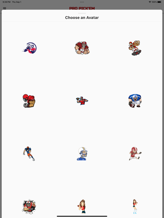 Pro Pick'em iPad screenshot 7 - Sports app