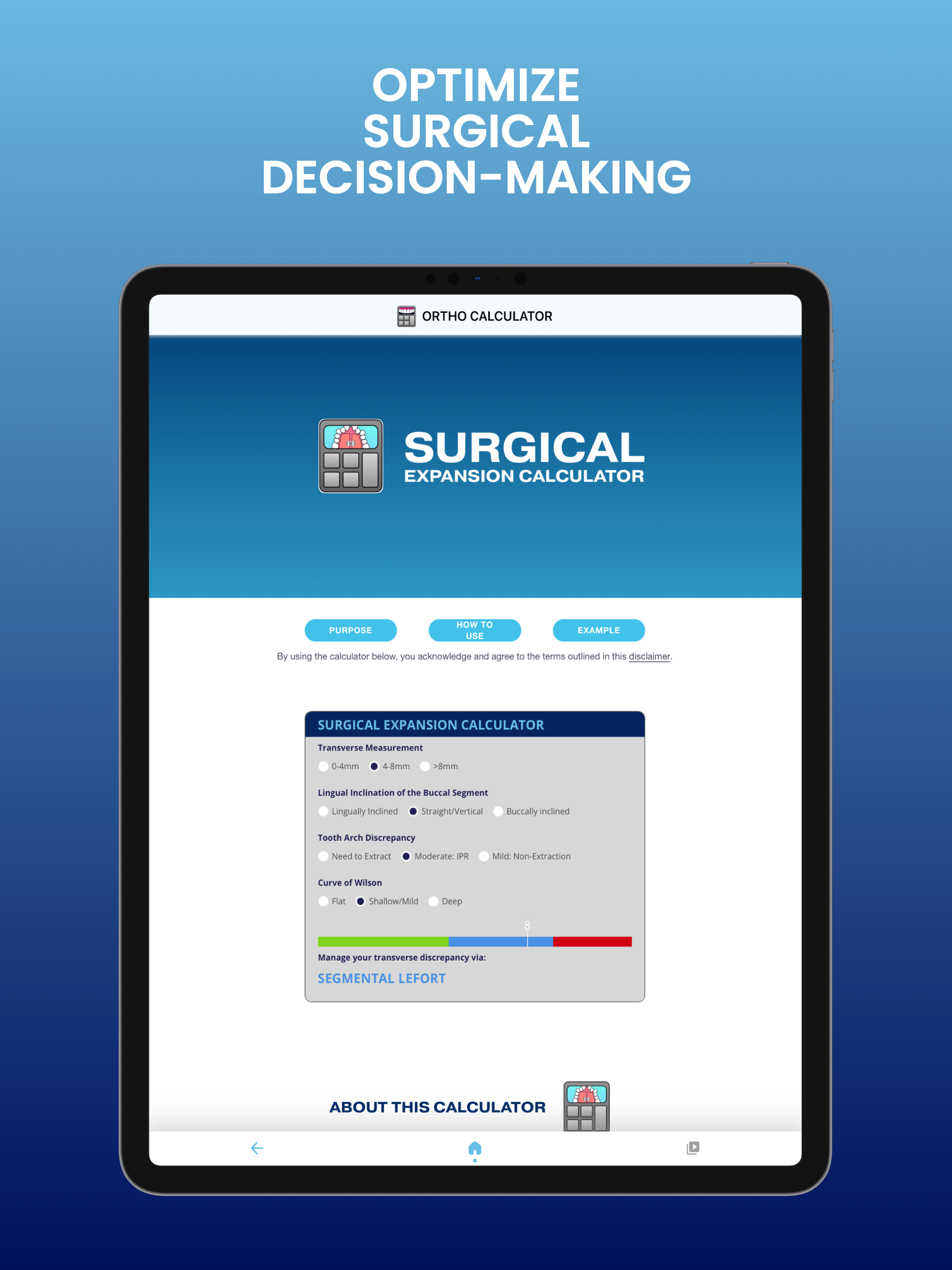 Ortho Calculator