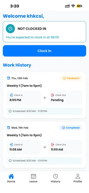 Timed Attendance screenshot 2