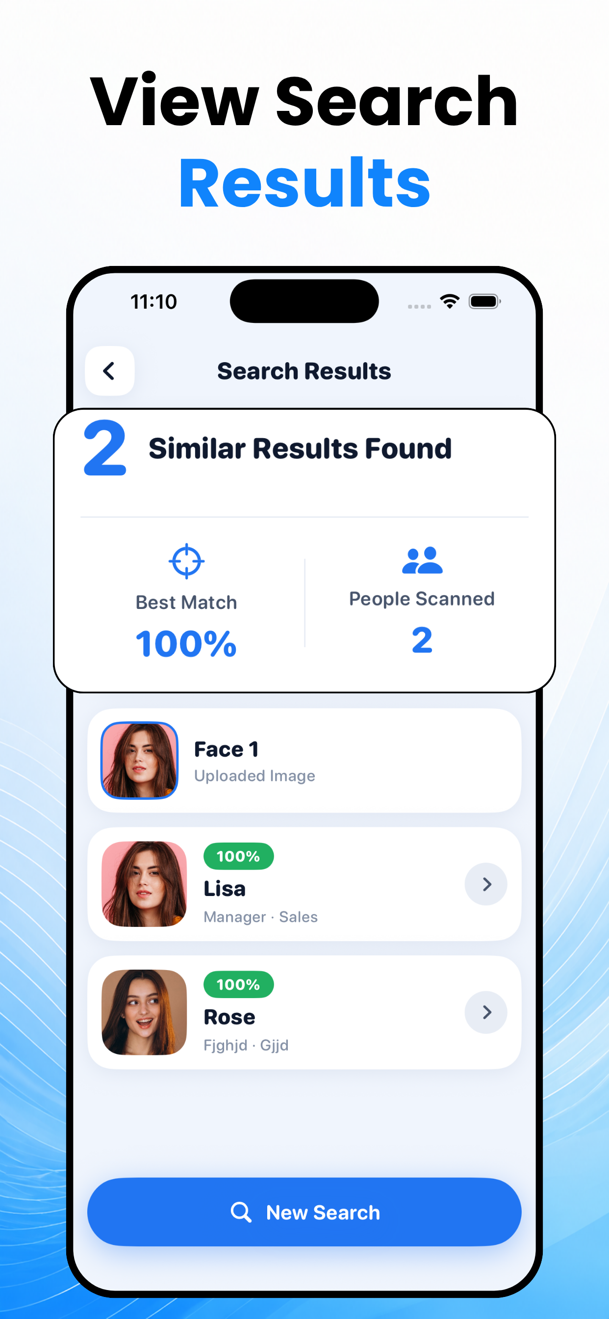 Wajad AI People Finder screenshot 3
