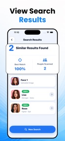 Wajad AI People Finder screenshot