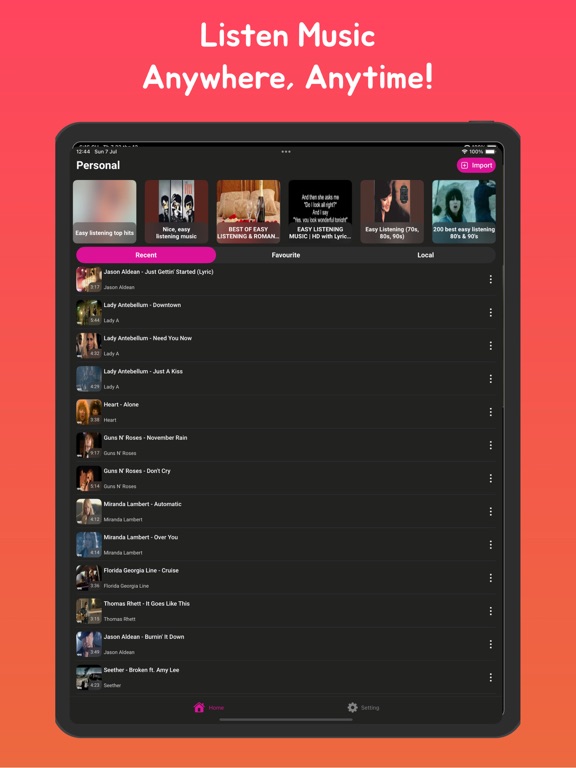 Screenshot #4 pour Music Player ‣ MP3 PLAYER