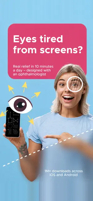 Eye Exercises & Yoga: VisionUp screenshot 1