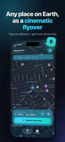 Orbicast: AI Drone Video Maker screenshot
