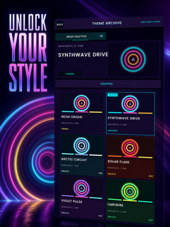 Neon Orbit: Color Ring Puzzle screenshot 9