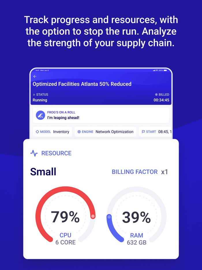 Optilogic Run Monitor