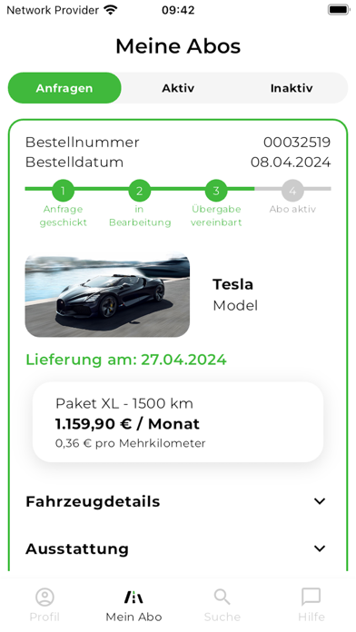 ViveLaCar Auto-Abo Screenshot