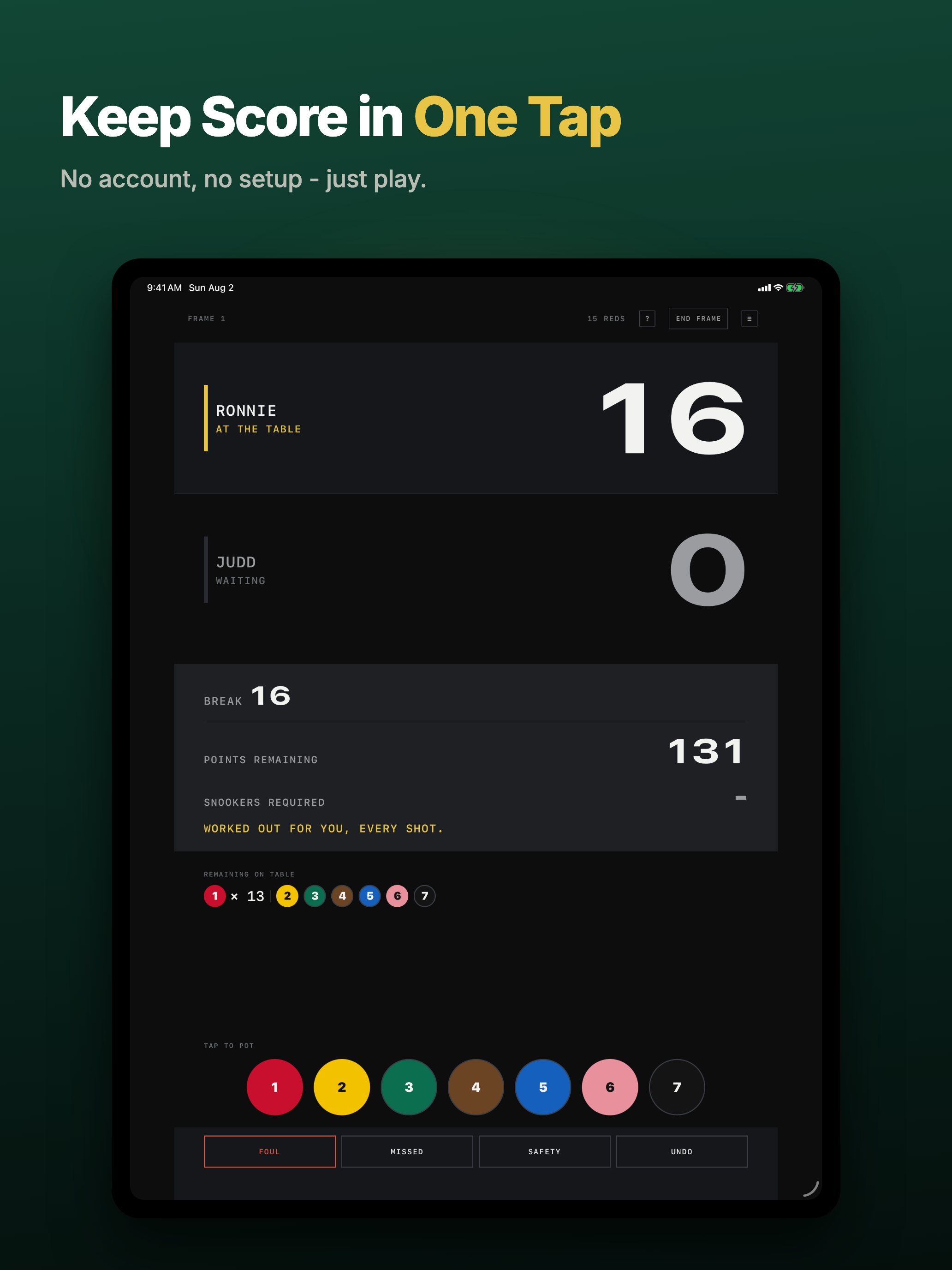 Snooker Scoreboard₊ screenshot 9