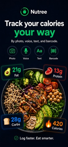 Nutree: Calorie Tracker 스크린샷 1