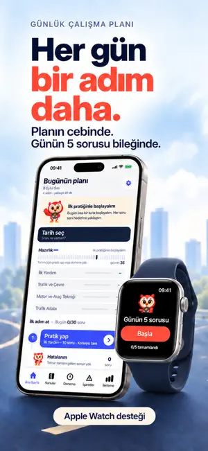 Ehliyet Sınavı: Günlük Plan screenshot 2