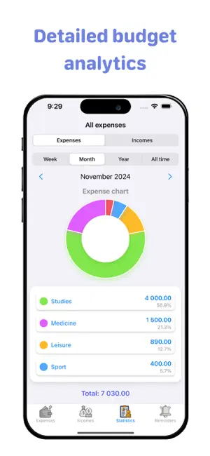 Expentro:budget tracker screenshot 3