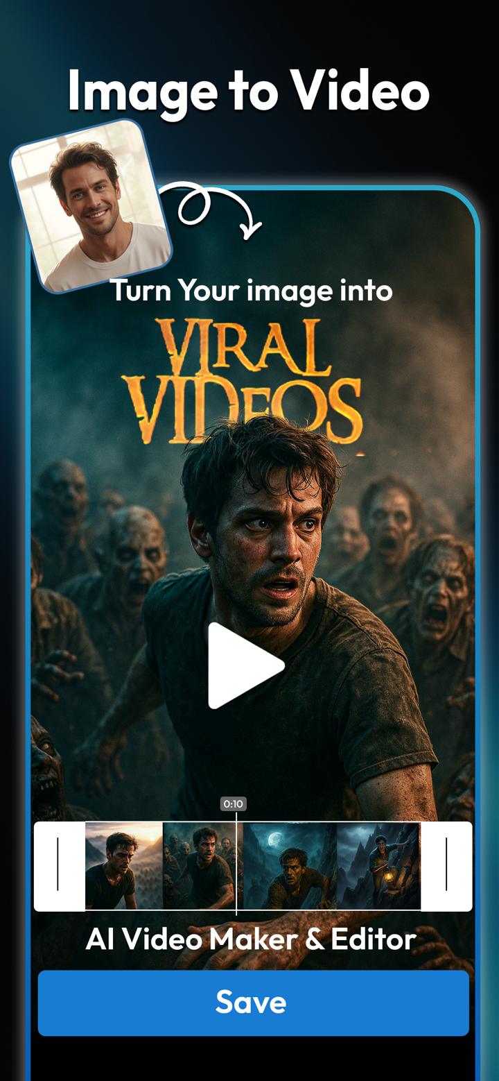 MyZesty：AI Video Editor, Maker screenshot 1