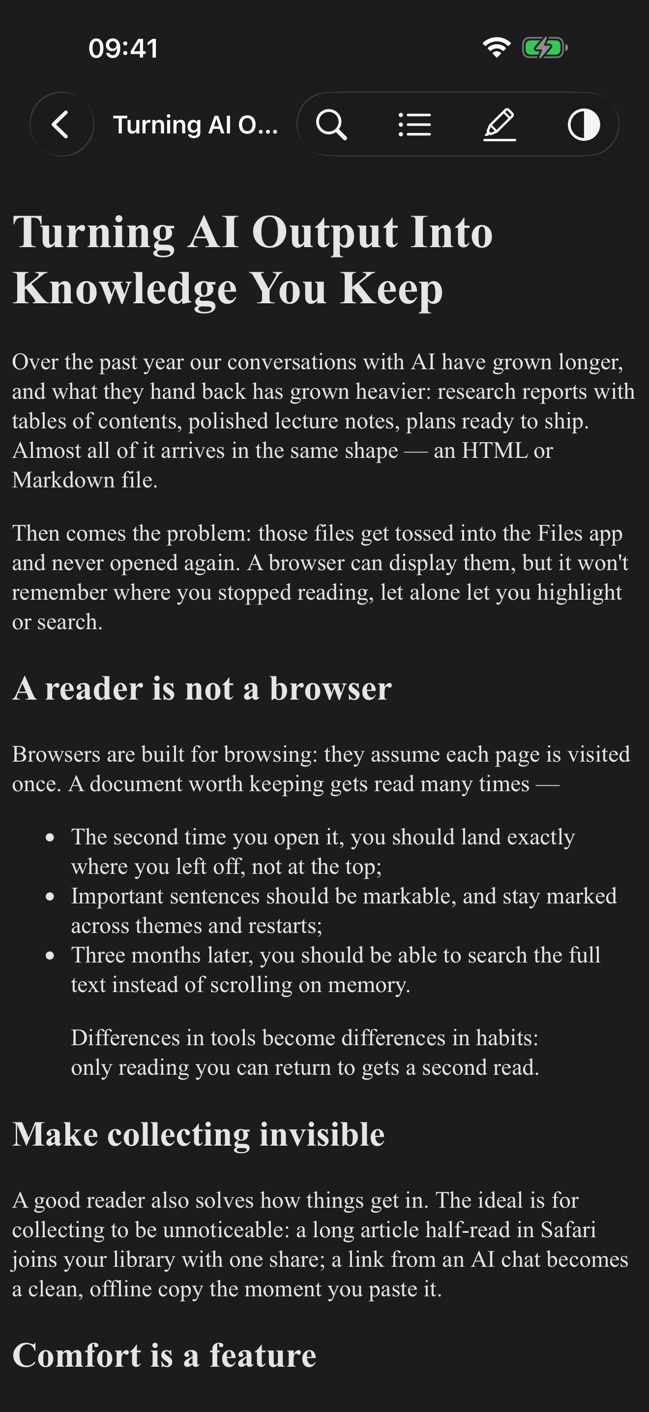 SuiRead: HTML Reader screenshot 3