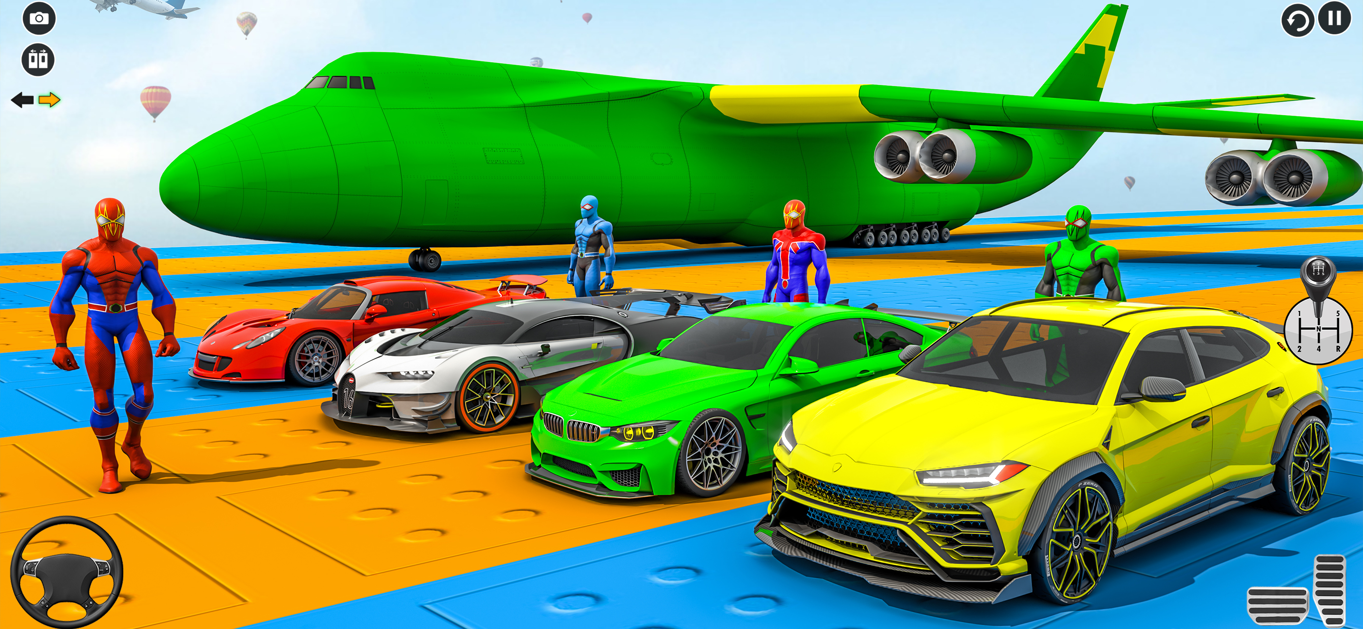 Superhero Car Simulator Games