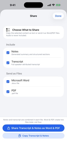 Autopen: Transcripts & Notes Screenshot 4 of 6