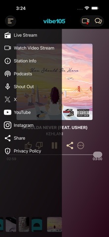 VIBE105TO app screenshot 3