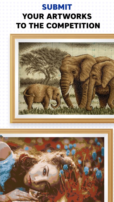 Cross Stitch Embroidery Art Screenshot