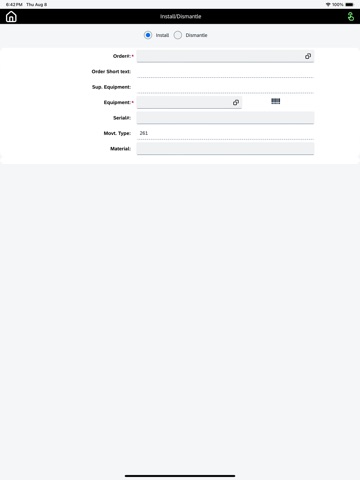 Arthrex FieldTekPro iPad screenshot