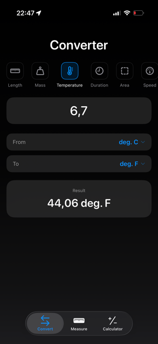 Linea: Measure App Screenshot 1 of 3