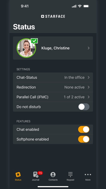 STARFACE screenshot-3