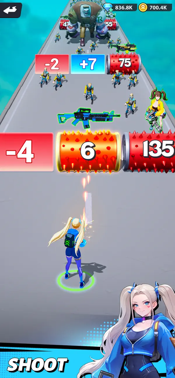 Run! Goddess Hack screenshot 3 - game app interface