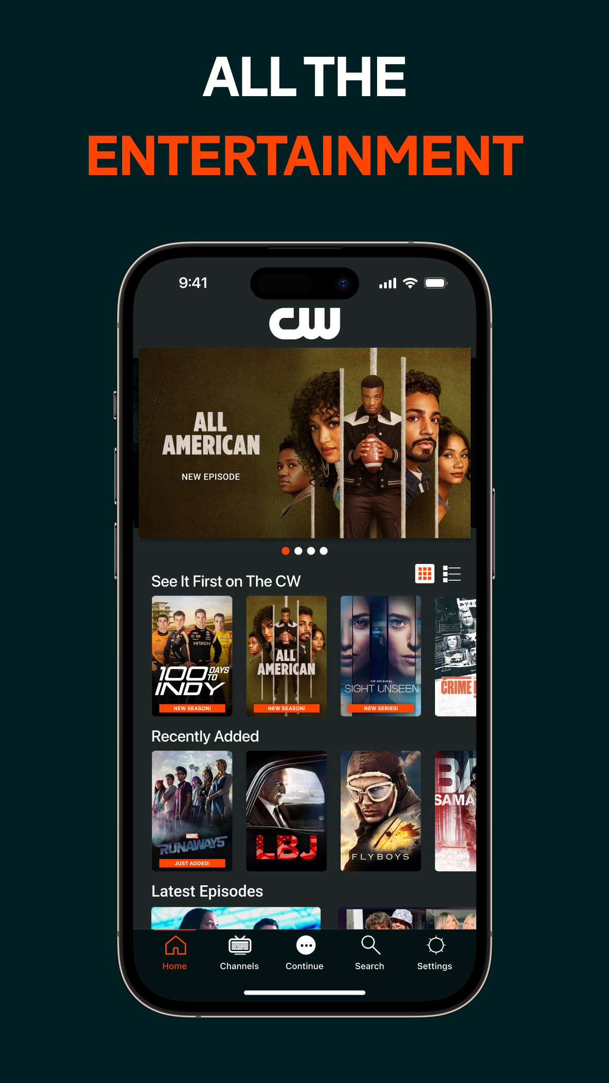 The CW screenshot 1