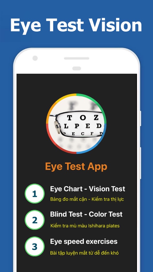 #4. Eye Test: Vision & Color Blind (iOS) 来自: Hai Nam Trinh