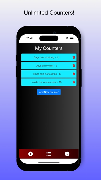 Simple Multi-Counter tracker