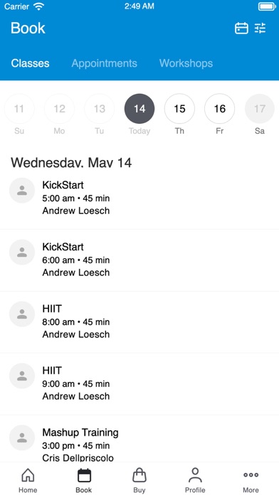 Funatics Fitness Screenshot