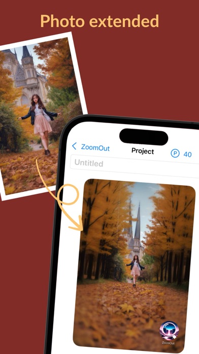 ZoomOut - Out paint your photo Screenshot