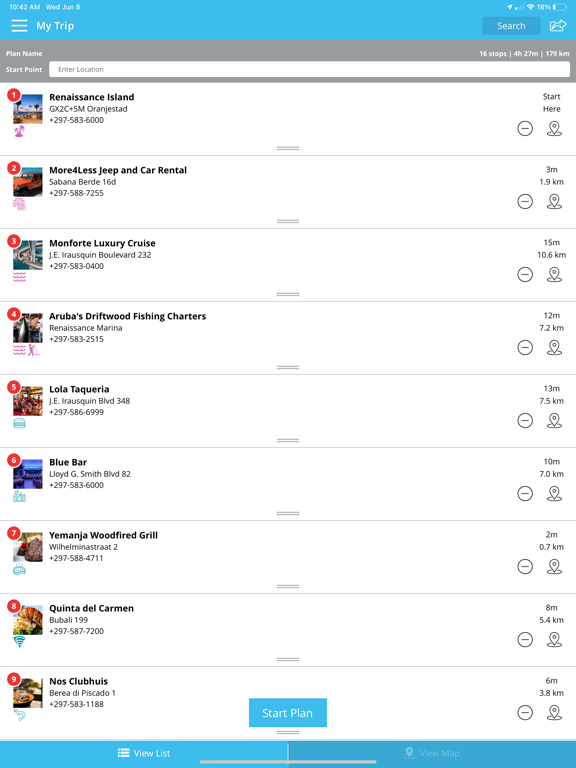 myAruba iPad screenshot 9 - Travel app