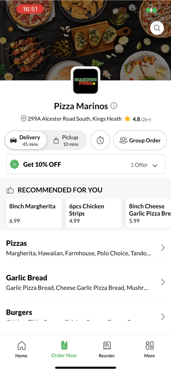 Screenshot #2 pour Pizza Marinos