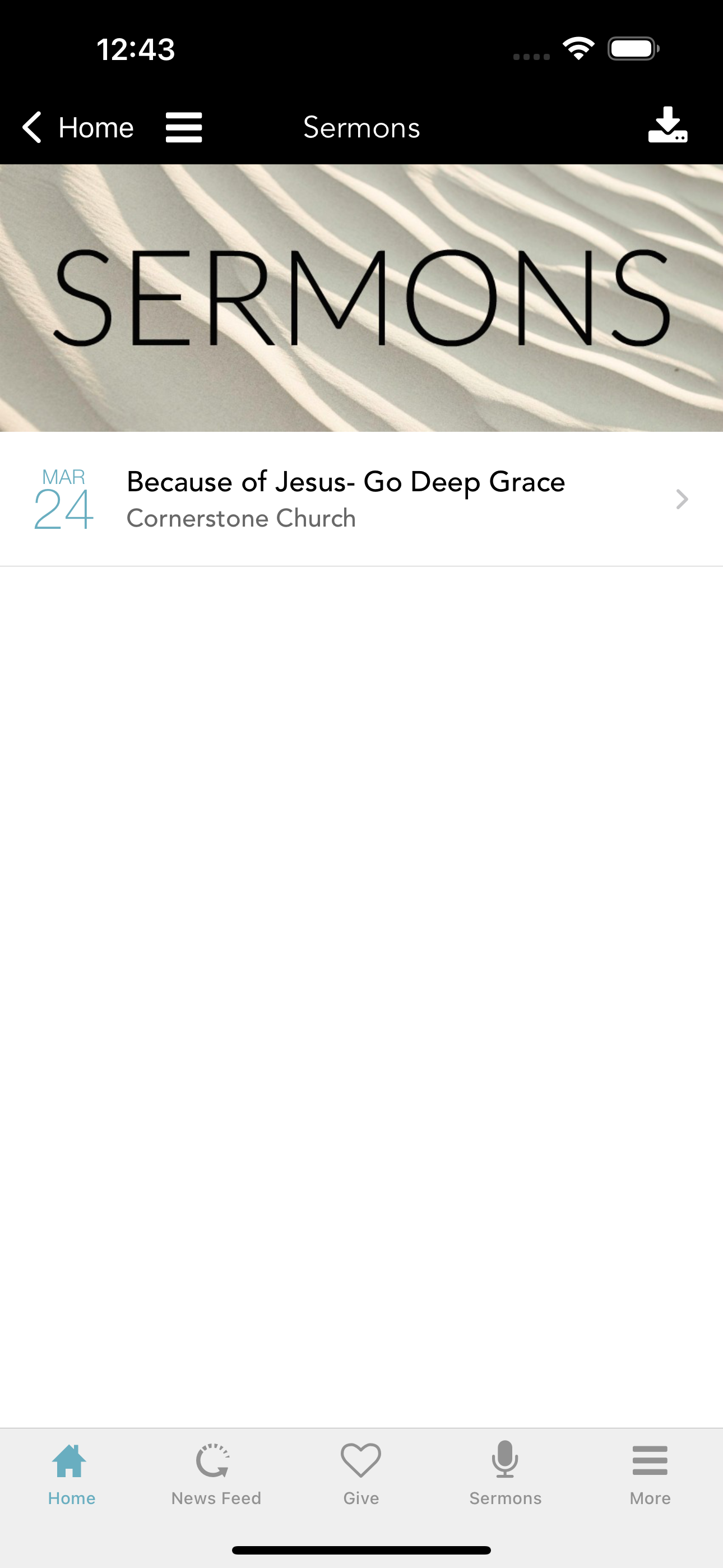 Cornerstone Church TV